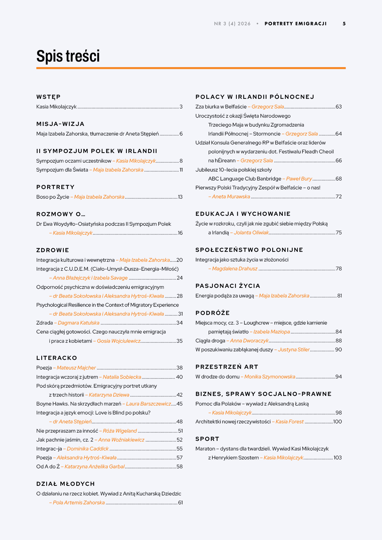 PORTRETY EMIGRACJI nr 4 - wersja papierowa - obrazek 3