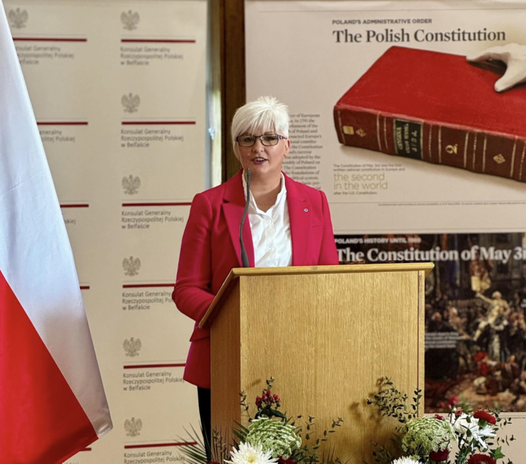 Recepcja z okazji ŚN 3 Maja - Przemówienie Junior Minister J Bunting